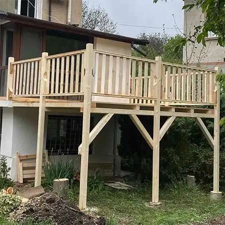 Изработка на декинг тераси + покрив + перипети